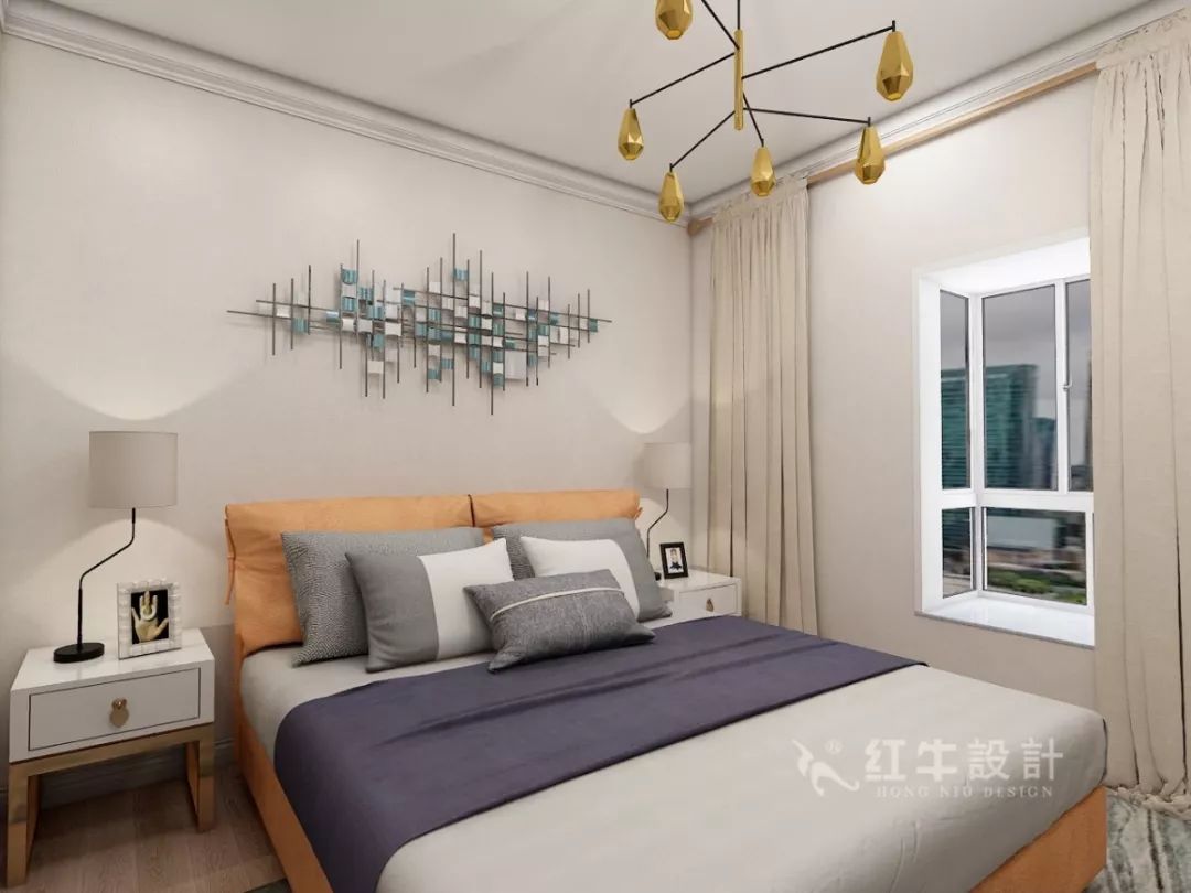 南京海赋尚城99㎡现代风格--幸福的三口之家08主卧